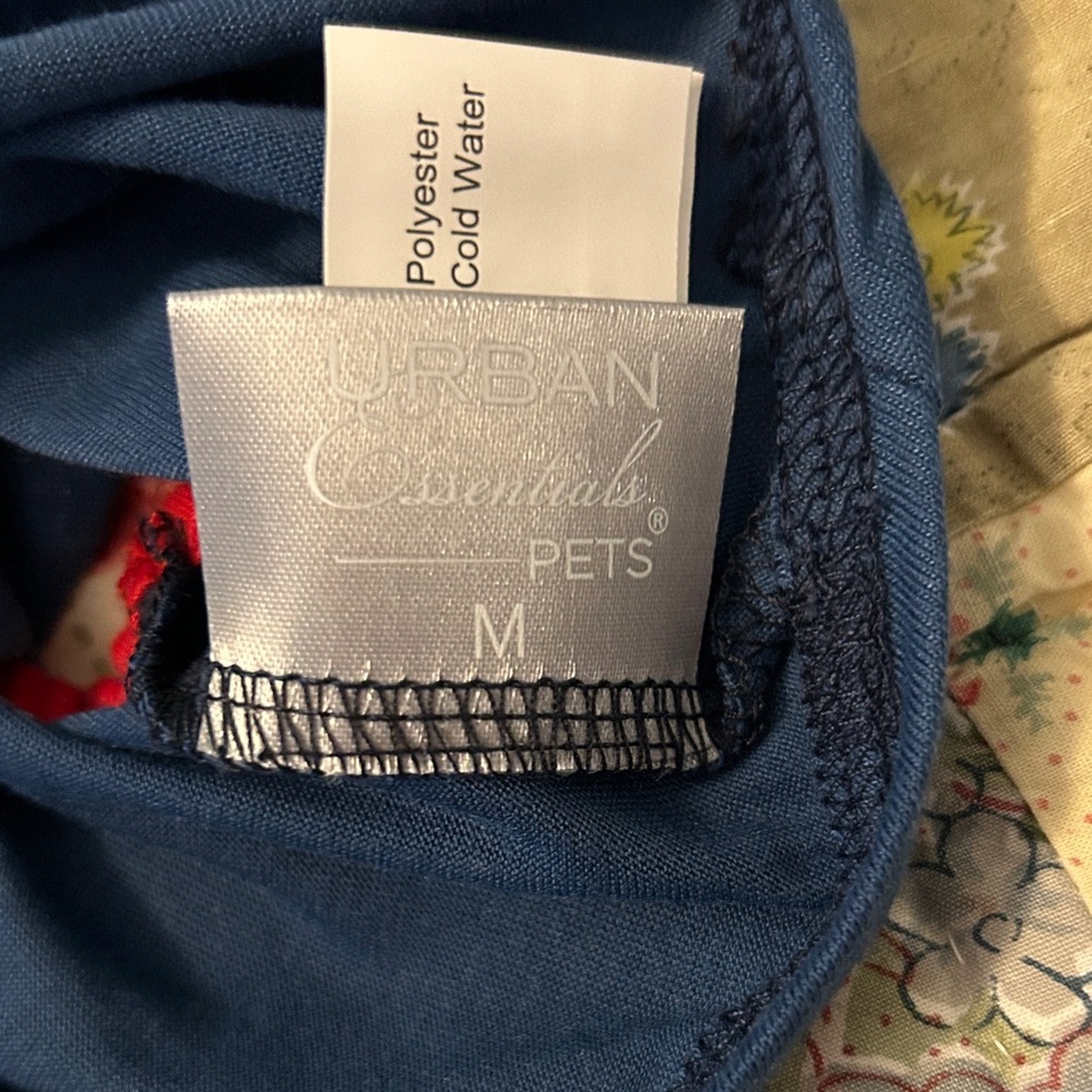 Festive Dog Dresses - Red and Blue - Picture 8 of 8